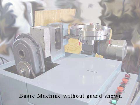 Basic destruction machine without guard shown
